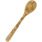 Talisman Designs 2108 12-inch Mixing Spoon: Made of Natural Beechwood with Laser-Etched Art