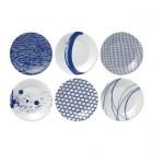 Royal Doulton Tapas Plates (Set of 6) | Pacific Blue
