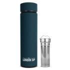 16oz Tea Infuser Bottle (Midnight Teal) | The London Sip