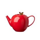image shows Kate Spade Make It Pop Apple Teapot | Red  against a blank, white background Image