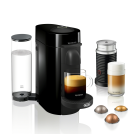 Nespresso Vertuo Plus Deluxe Coffee and Espresso Machine with Aeroccino by De'Longhi Black ENV155BAE Image
