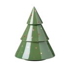 image shows Kate Spade Figural Treat Jar | Evergreen against a blank, white background Image