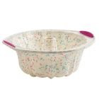 Trudeau’s Confetti 10-Cup Silicone Fluted Cake Pan - 05118558