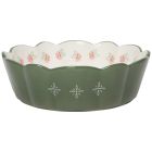 image shows Danica Heirloom Camellia 8" Large Bowl  against a blank, white background   Image