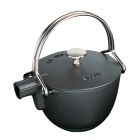 Staub 1 Qt. Round Tea Kettle | Matte Black