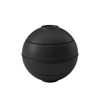 image shows Villeroy & Boch Iconic La Petite Boule 5-Piece Snacking Set | Black  against a blank, white background Image