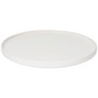 image shows Danica Heirloom Foundation 10" Large Plate | Ivory against a blank, white background   Image