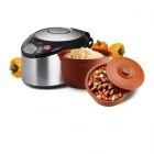 VitaClay Smart Organic Multicooker & Clay Insert - Oval, 8 Cup Dry / 4.2-Quart