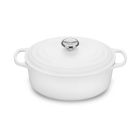 LS2502-2316SS Le Creuset 2.75 qt. Signature Oval Dutch Oven - White