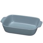 image shows K&uuml;chenprofi Porto 2 Qt. Rectangular Gratin Dish | Blue against a blank, white background Image