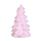 image shows Mosser Glass Holiday Collection 8" Tree Figurine | Crown Tuscan against a blank, white background Image