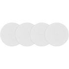 image shows Le Creuset Silicone Coasters (Set of 4) | White against a blank, white background Image