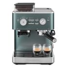 image shows KitchenAid Semi-Automatic Espresso Machine with Burr Grinder | Juniper against a blank, white background   Image