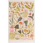 image shows Danica Studio Embroidered Dishtowel | Gardenland against a blank, white background   Image