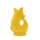 image shows Wade Ceramics Large Gluggle Jug | Yellow against a blank, white background Image