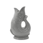 image shows Wade Ceramics Large Gluggle Jug | Dark Grey against a blank, white background Image