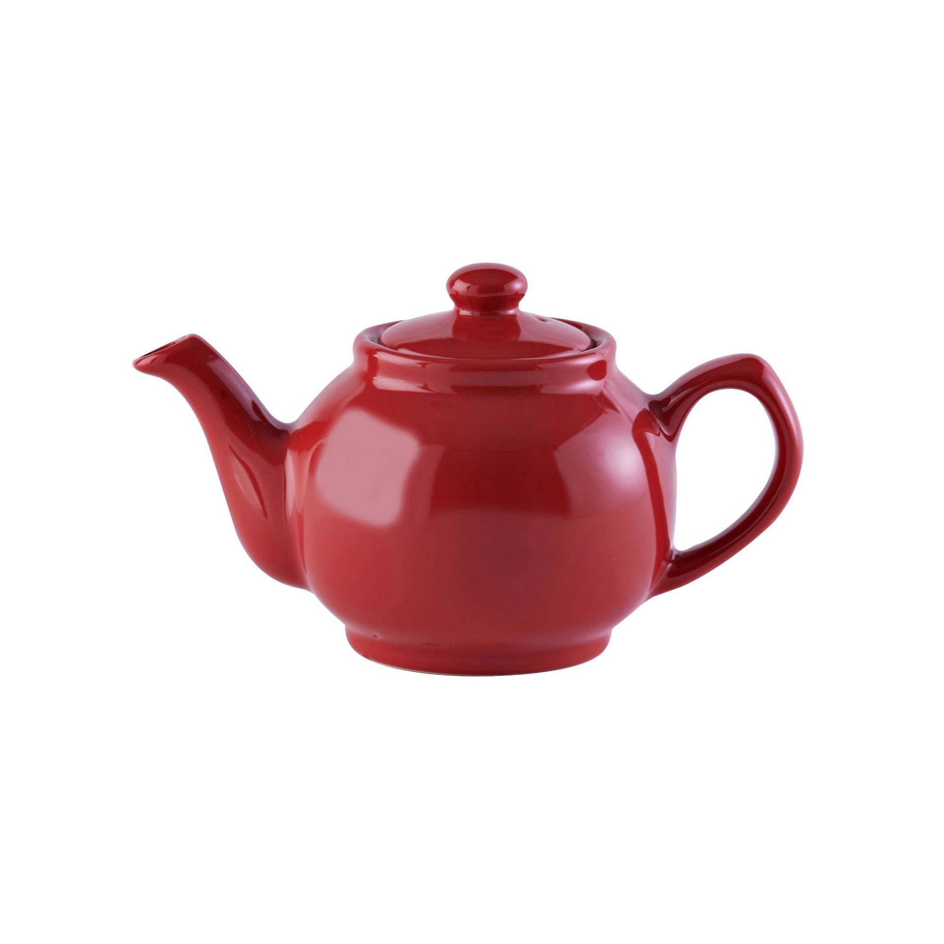 Price & Kensington Brights Red Porcelain 2 Cup Teapot Pottery Kitchen Tea Pot