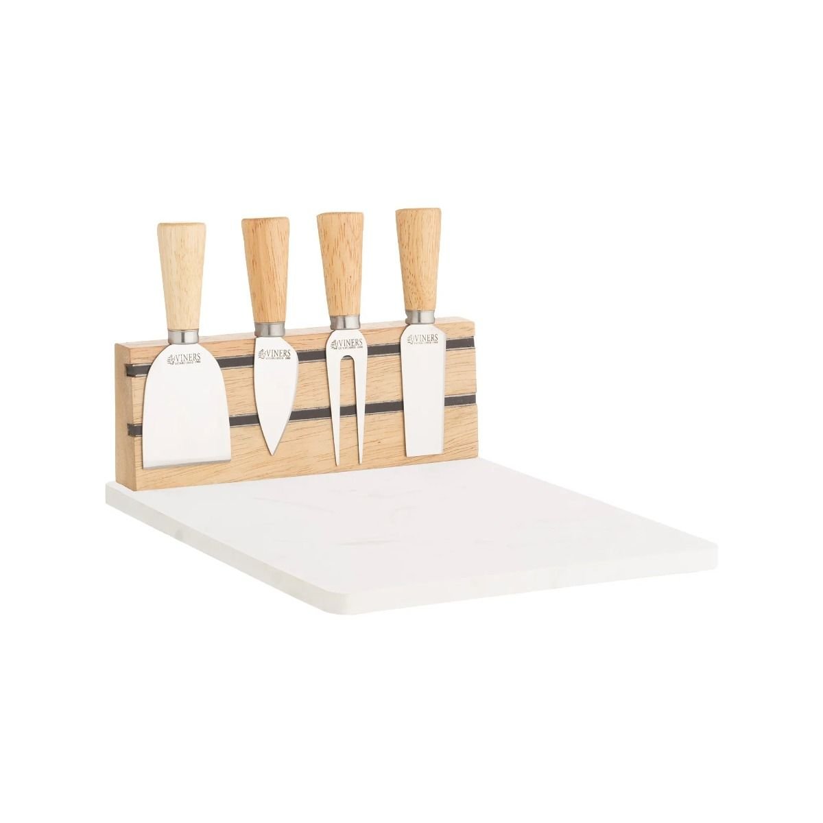 Bamboo Cutting Board with Cheese Slicer Blade, Swissmar