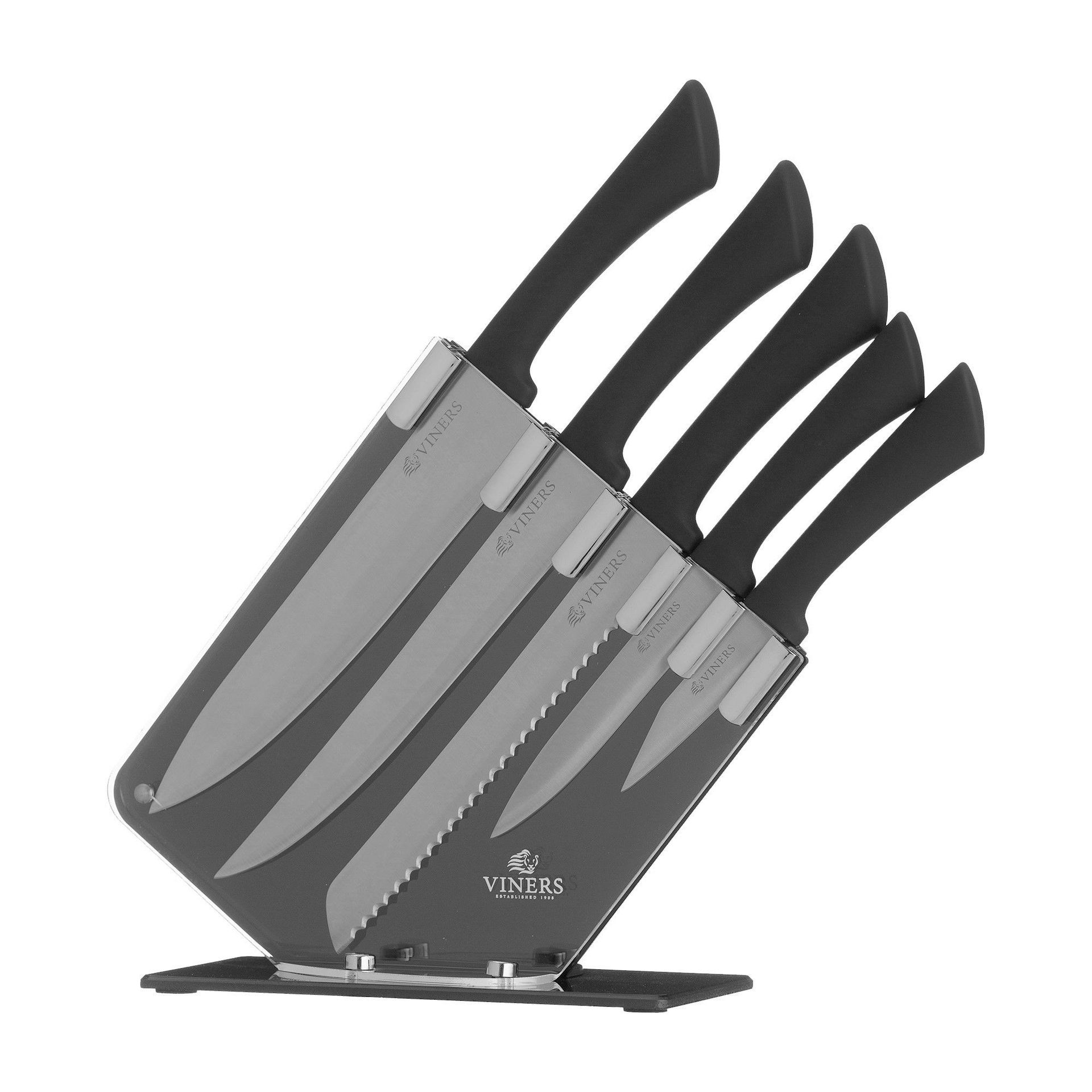 Viners Organic Natural Knife Block Set | 6-Piece