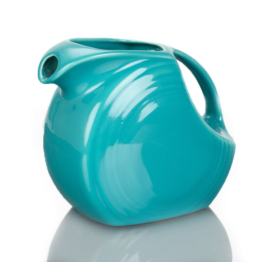 2 Liter Large Disk Pitcher- Turquoise | Fiesta® | Everything Kitchens