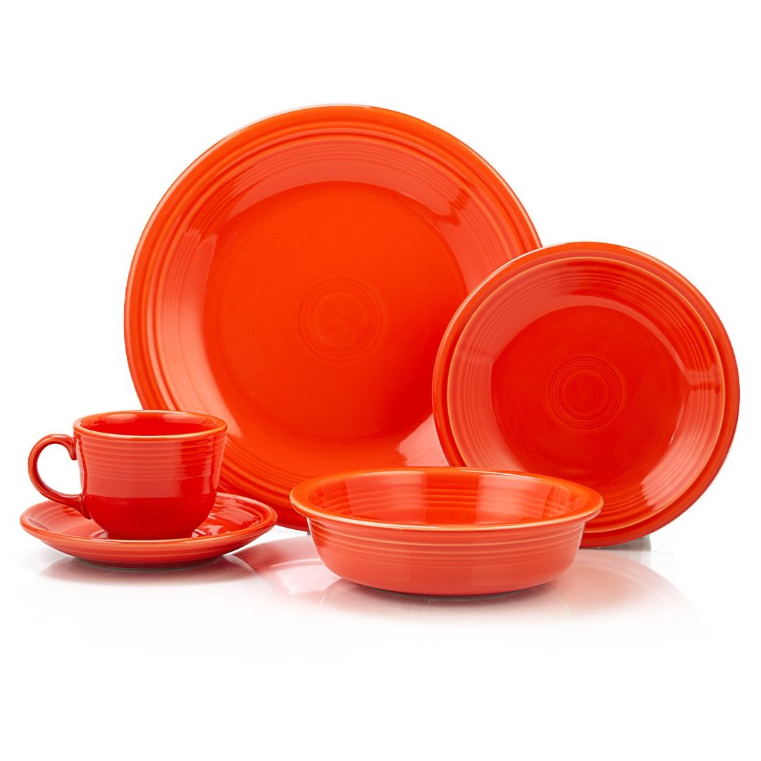 Fiestaware 5 2025 piece place setting