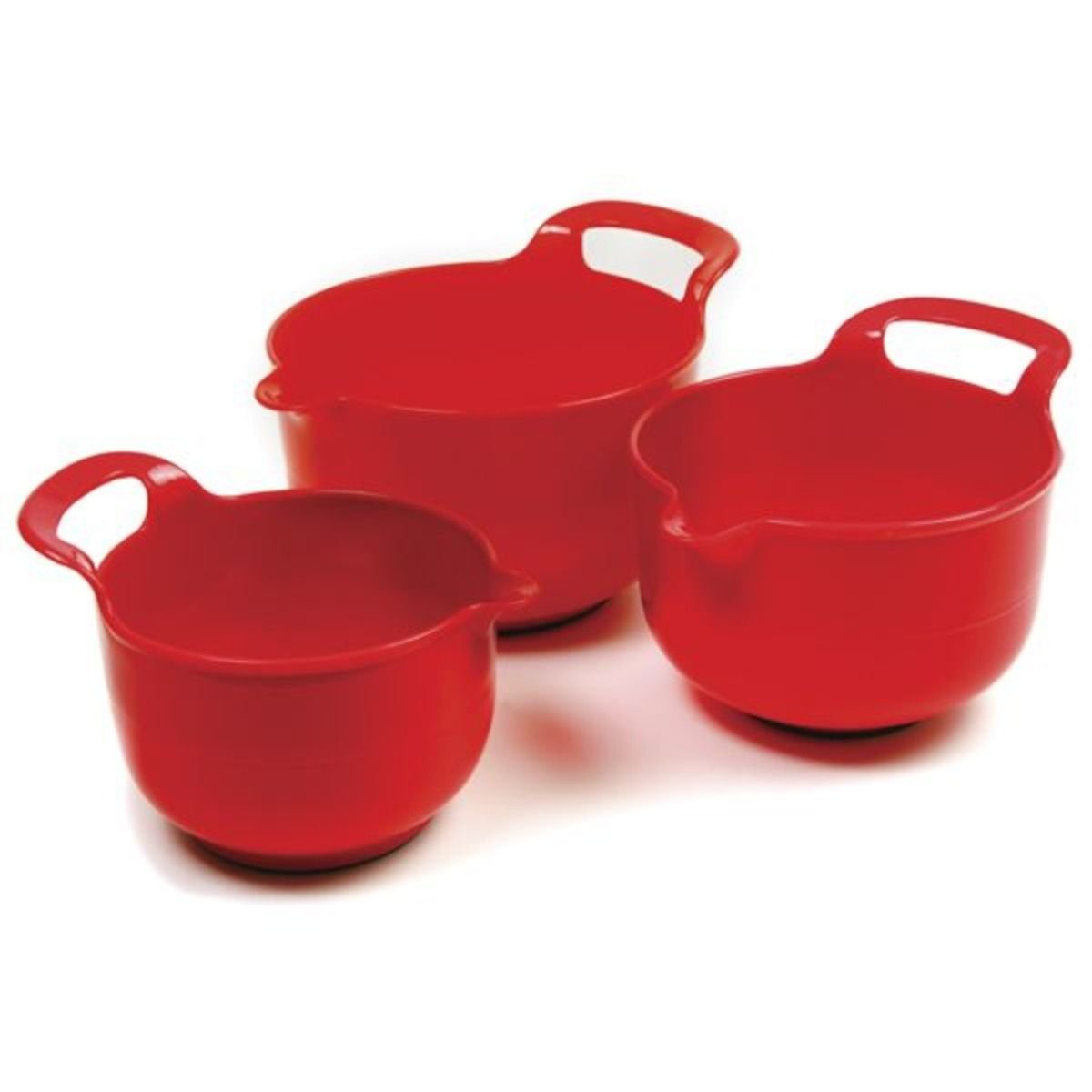 OXO 3pc Funnel Set Red 3 ct
