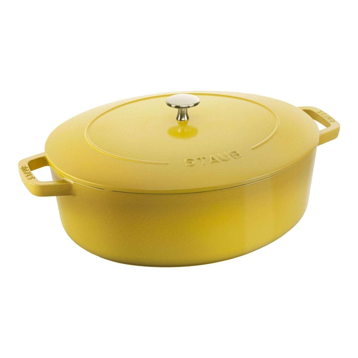 6.25 Qt. Wide Oval Dutch Oven (Citron) | Staub | Everything Kitchens