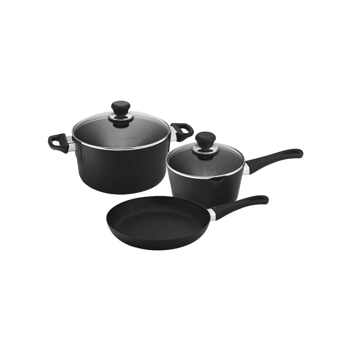 Hell's Kitchen 2 Piece Nonstick Skillet Set, Induction Ready Fry Pans