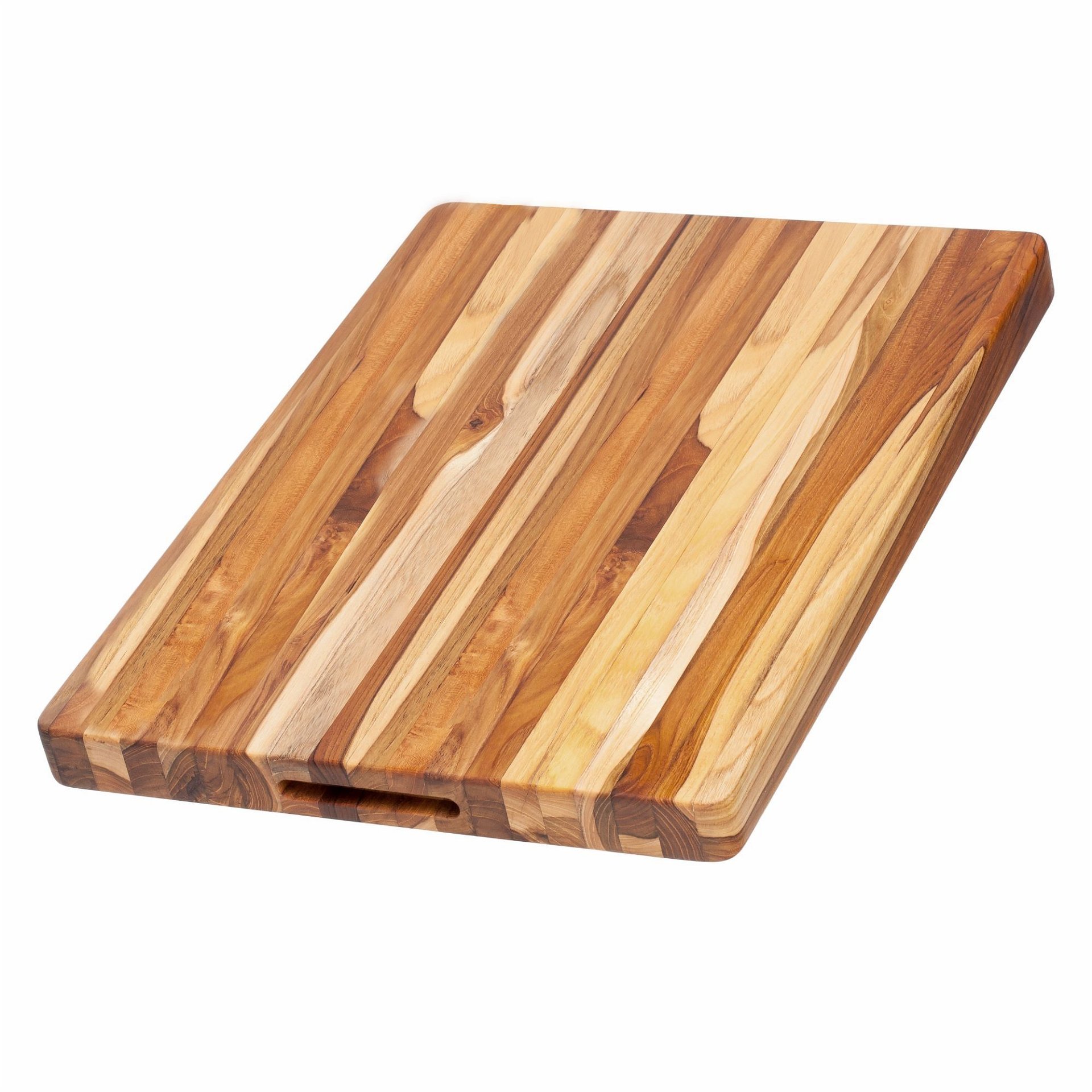 20-Inch by 15-Inch by 1.5-Inch Proteak 331 Rectangular Chopping Board with Hand Grip Brown by 