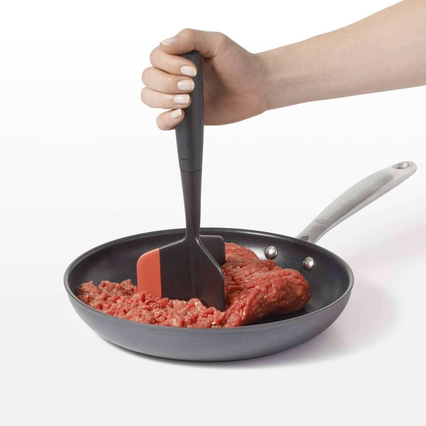 Manual Meat Masher Ground Meat Chopper Silicone Heat Resistant