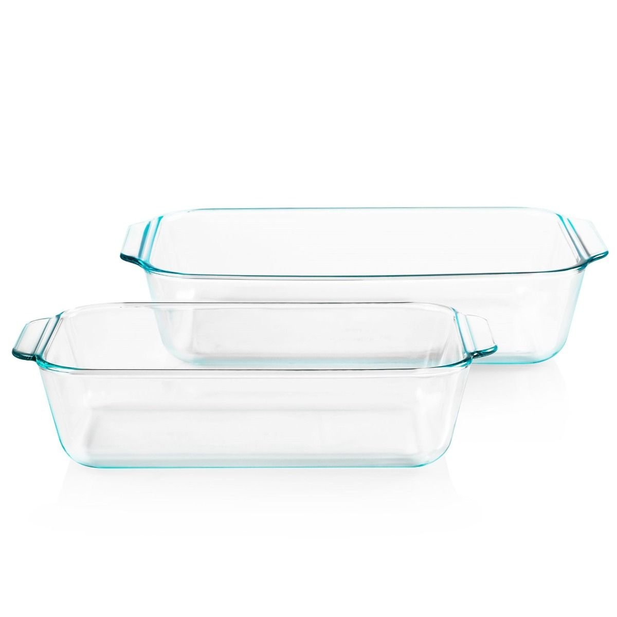 Pyrex 3-cup Rectangle Glass Food Storage Containers With White Plastic Lids.Use  For Lunch Box, Storage Food,And Baking Dish