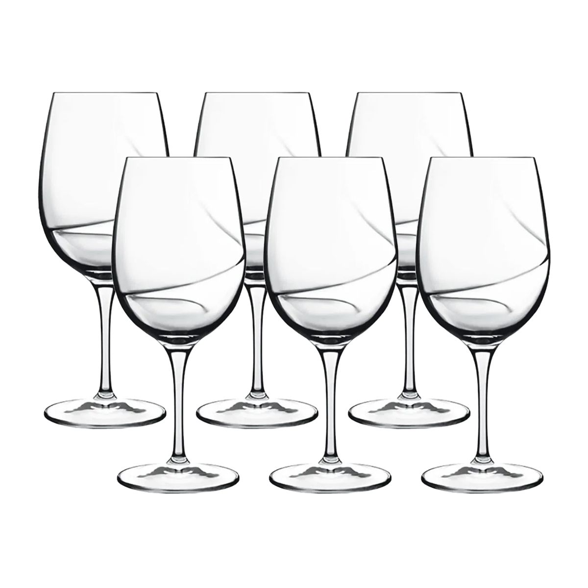 Luigi Bormioli Aero Red Wine Glasses 12.25-Ounce Set of 6