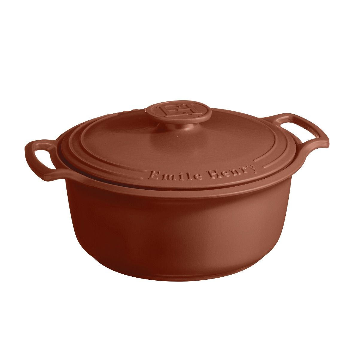 Emile Henry Sublime Round Dutch Oven, Stewpot, 4 Quart, Indigo