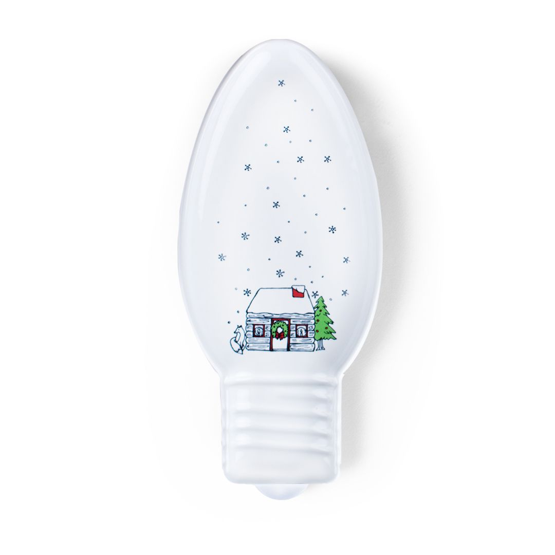 Fiesta® Light Bulb Plate | Christmas Whimsy (White)