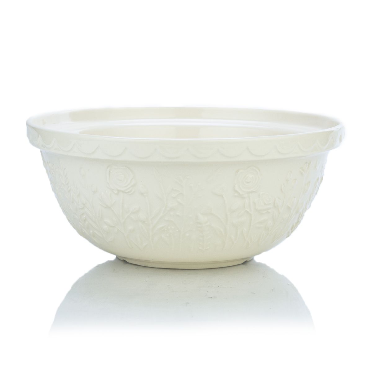 In The Meadow S12 Cream Mixing Bowl (Rose) | Mason Cash