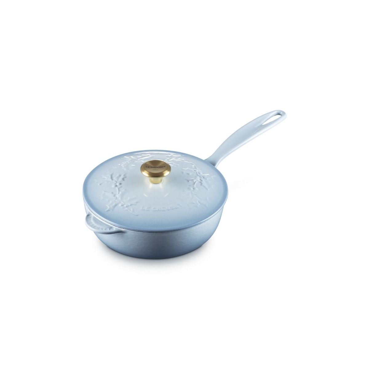 Holly Collection 2.25 Qt. Saucier (Coastal Blue) | Le Creuset 