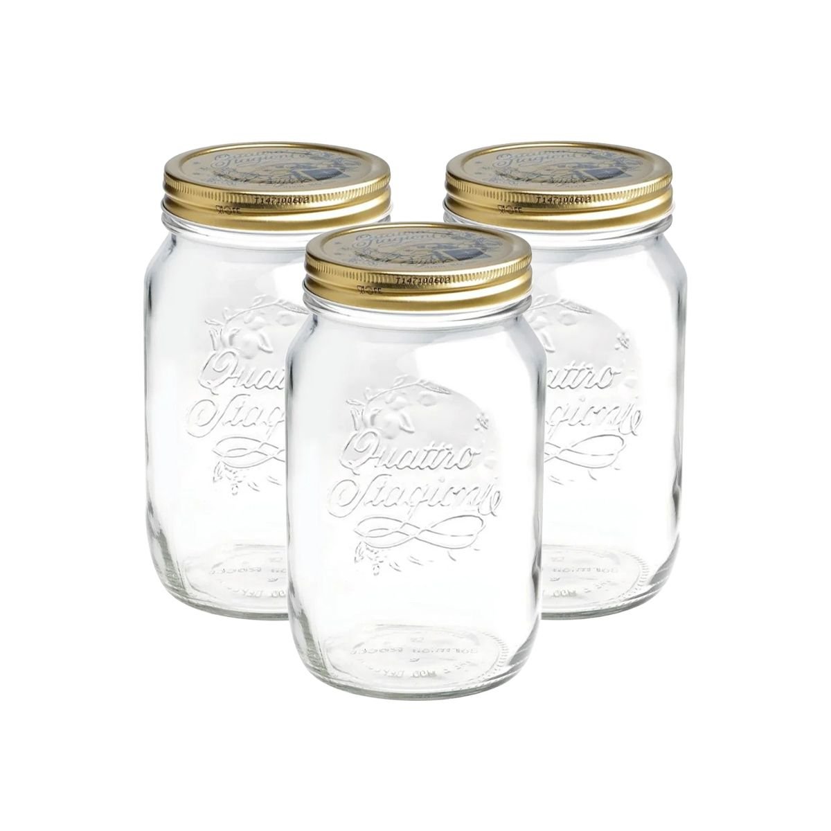 Bormioli Rocco Quattro Stagioni Variety Pack, Set Of 3 Mason Jars - Salt  And Spice Shaker - Grater - Sifter, Strainers, Sieve - 11 Oz. Durable  Glass