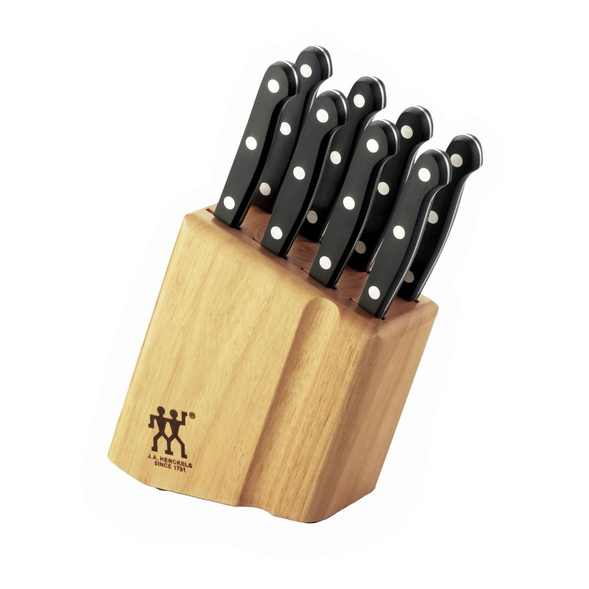 TWIN Gourmet 9-Piece Steak Knife Set w/ Block | ZWILLING