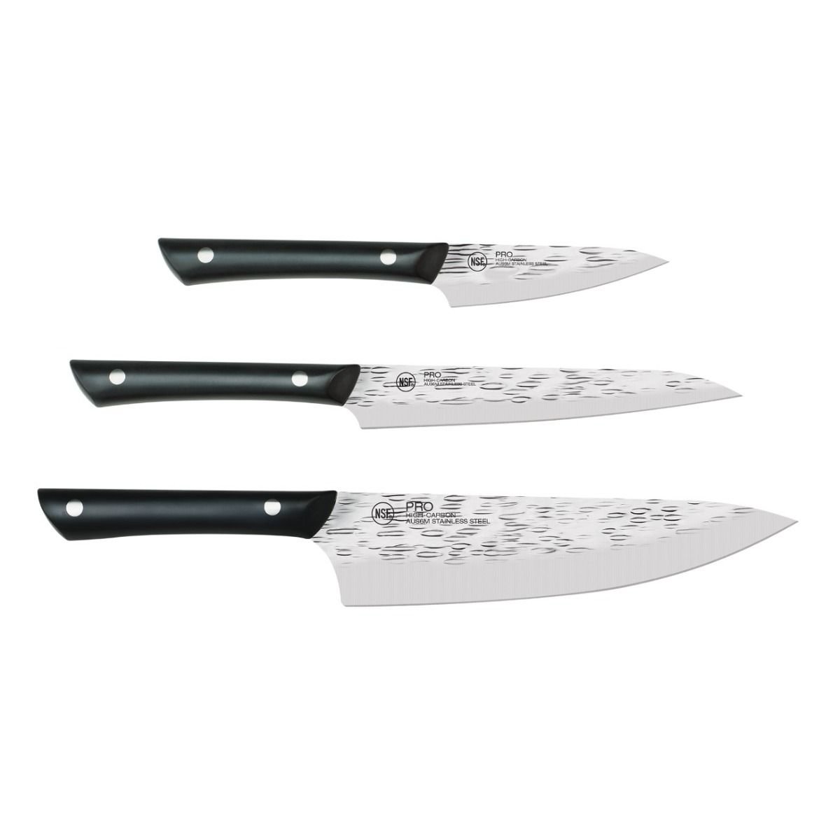 Double Stainless Steel Kitchen Knife Set, Sharp Chopper, Steak Knife, Kitchen  Knives, Accessories, 6 Pcs