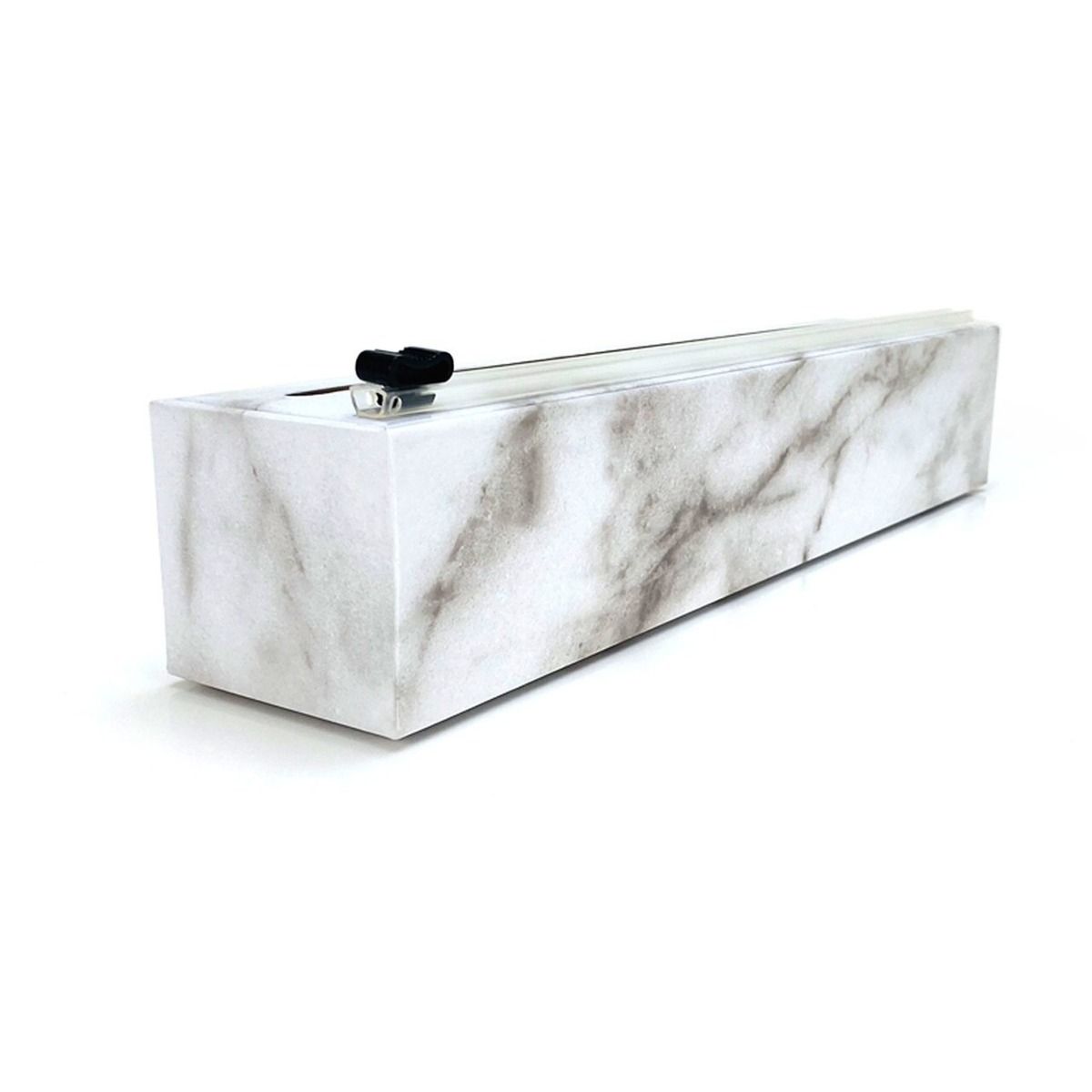 ChicWrap Marble Design Refillable Plastic Wrap Dispenser/Slide