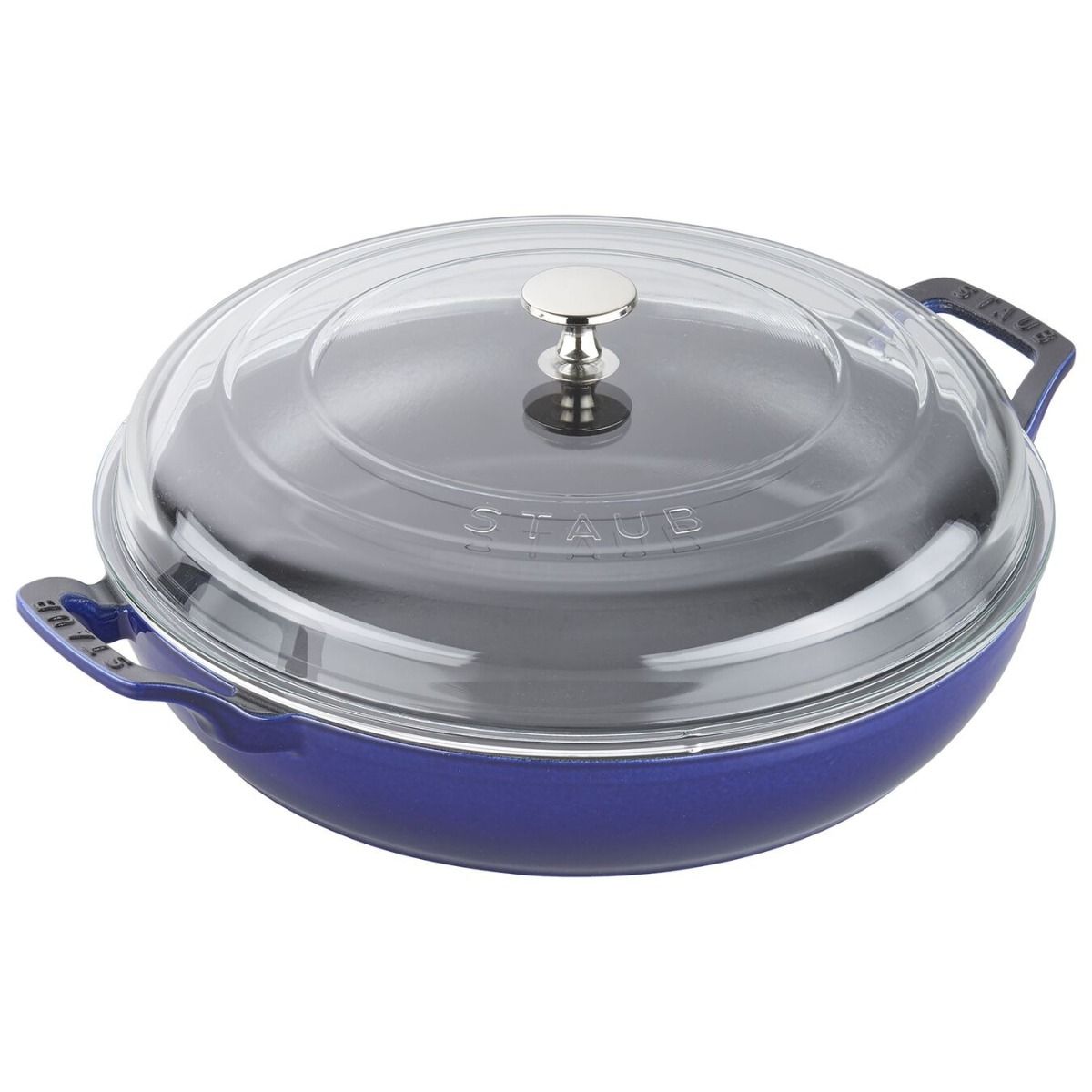 3.5 Qt. Braiser with Glass Lid (Dark Blue) | Staub | Everything