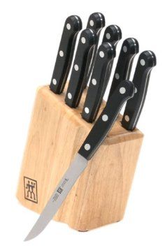 Zwilling Twin Gourmet 8 Piece Steak Knife Set with Block