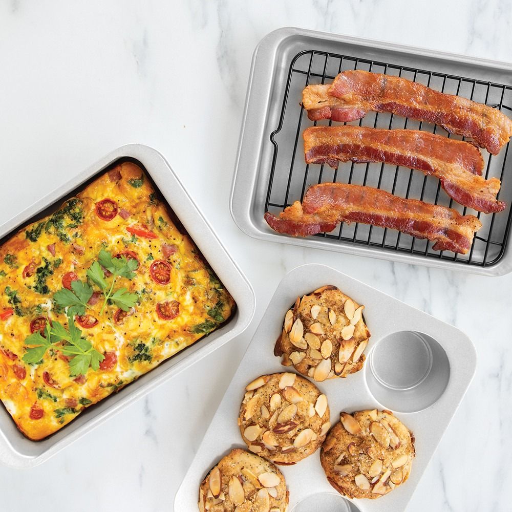 Nordic Ware Naturals Compact Ovenware 5 Piece Bakeware Set