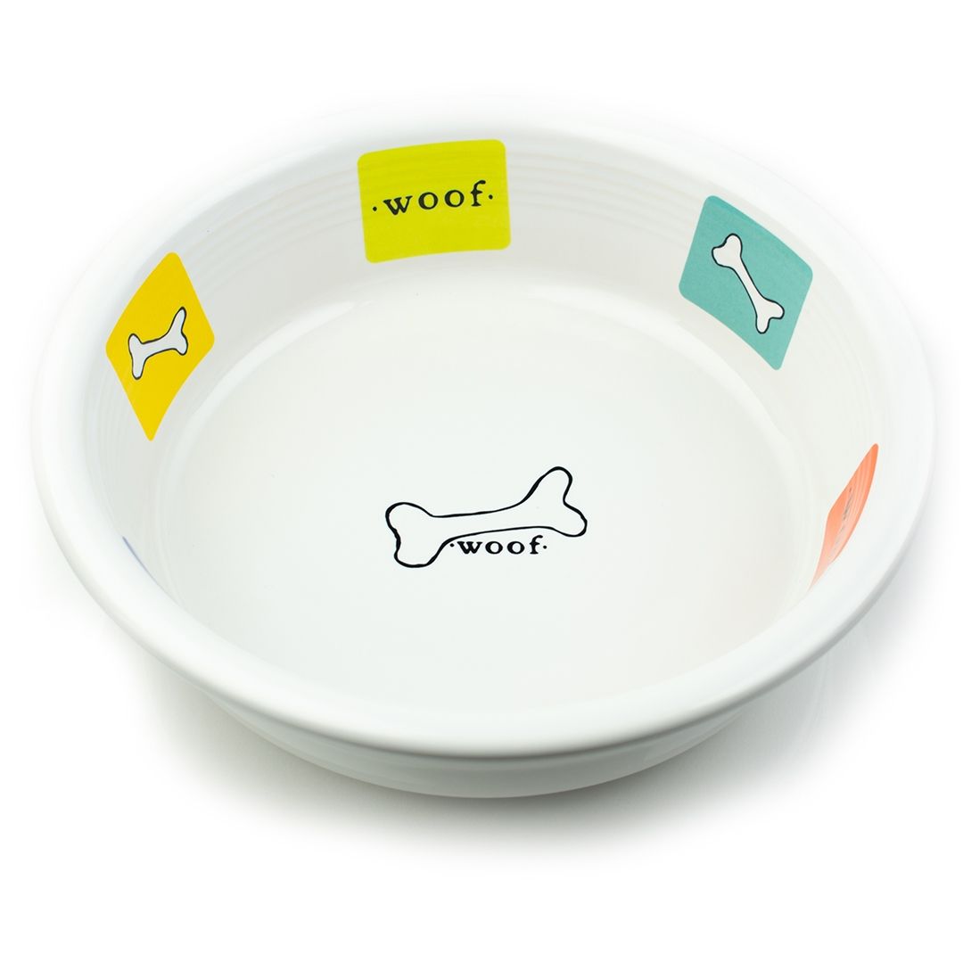 Fiesta Woof Dog Bowl - Medium