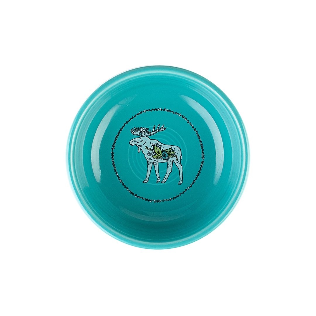 Fiesta® 14.25oz Small Bowl | Nordic Woodland (Turquoise)