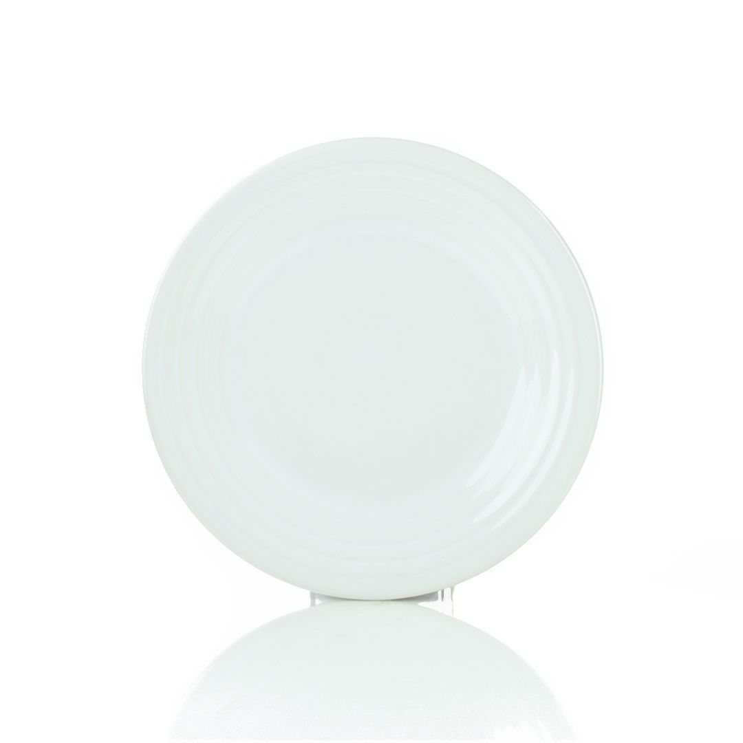 Fiesta 9-Inch Luncheon Plate, White: Dinner Plates