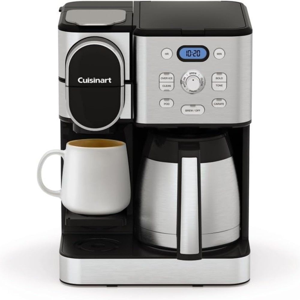 10 Cup Single Serve Over Ice Thermal Carafe Coffeemaker Cuisinart Everything Kitchens