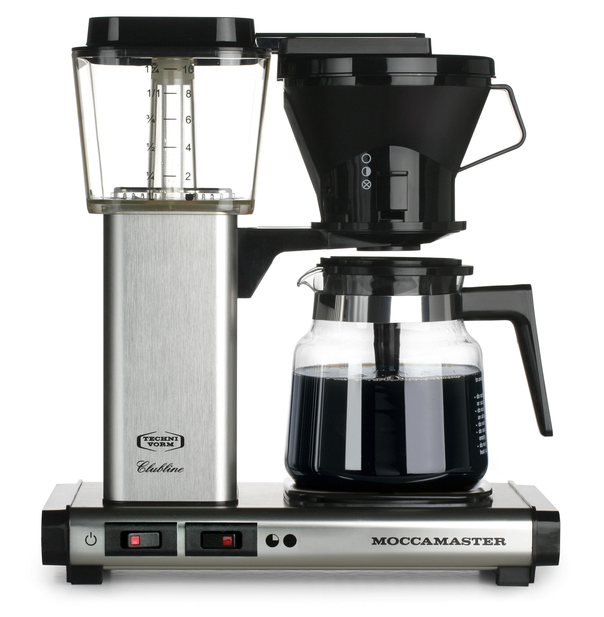 CDT Manual-Adjust Drip-Stop 60oz Coffee Maker - Brushed Silver, Thermal  Carafe, Moccamaster
