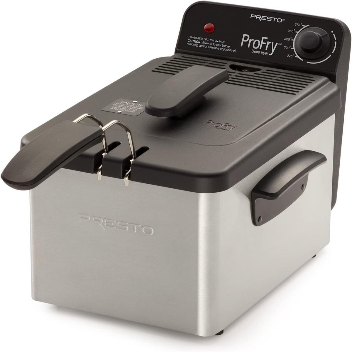 Stainless Steel ProFry Immersion Element Deep Fryer 3 Qt. Presto Everything Kitchens