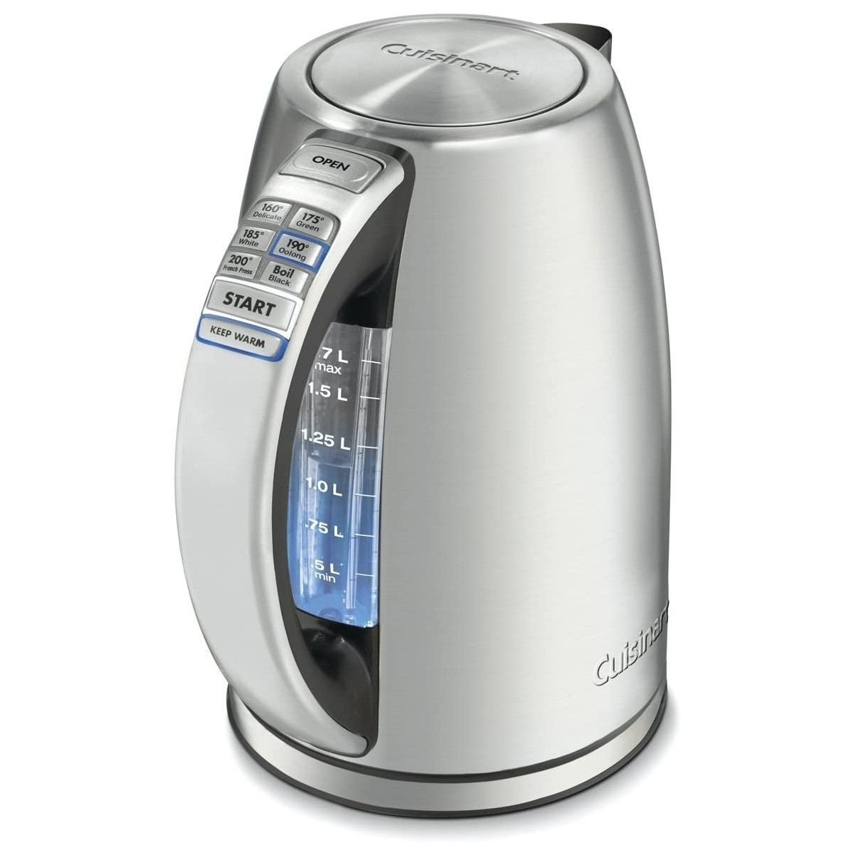 1.7-Liter Electric Kettle 1500 W Tea Kettle with One-Touch Activation